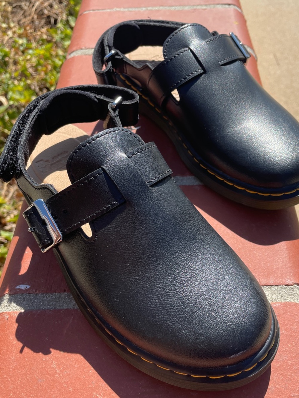 Dr. Martens Mary Jane’s Black Leather Buckle